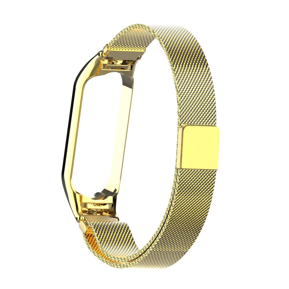 Bracelet milanais pour Xiaomi Mi Band 5/6, or