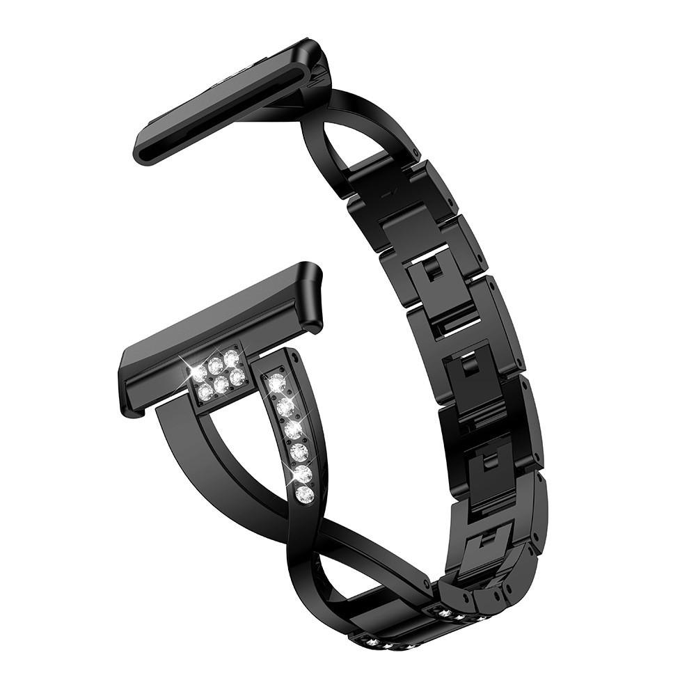 Bracelet Cristal Fitbit Versa 3/Sense Black
