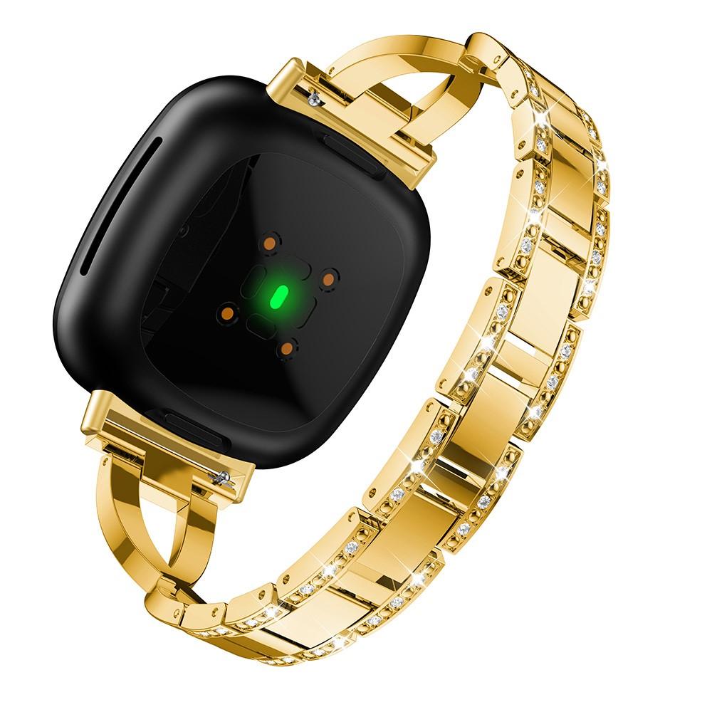 Bracelet Cristal Fitbit Versa 3/Sense Gold