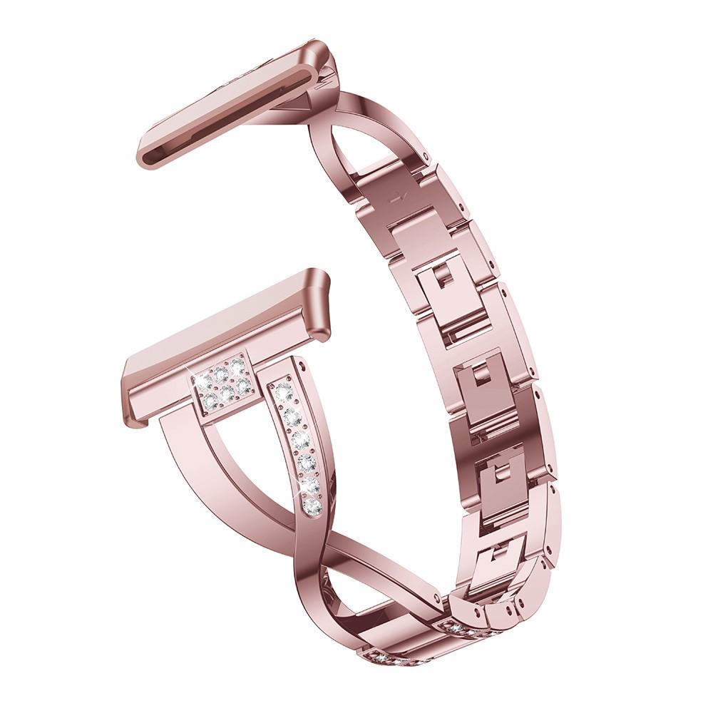 Bracelet Cristal Fitbit Versa 3/Sense Pink