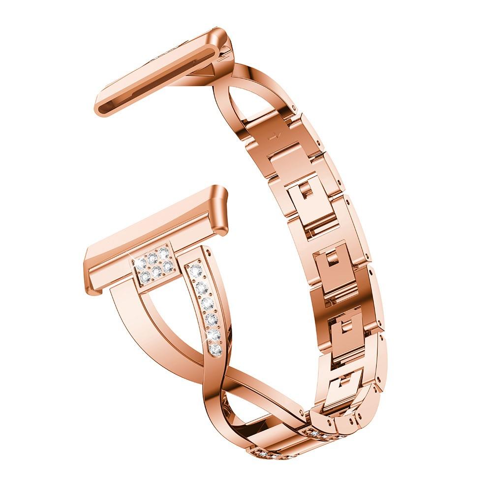 Bracelet Cristal Fitbit Sense 2 Rose Gold