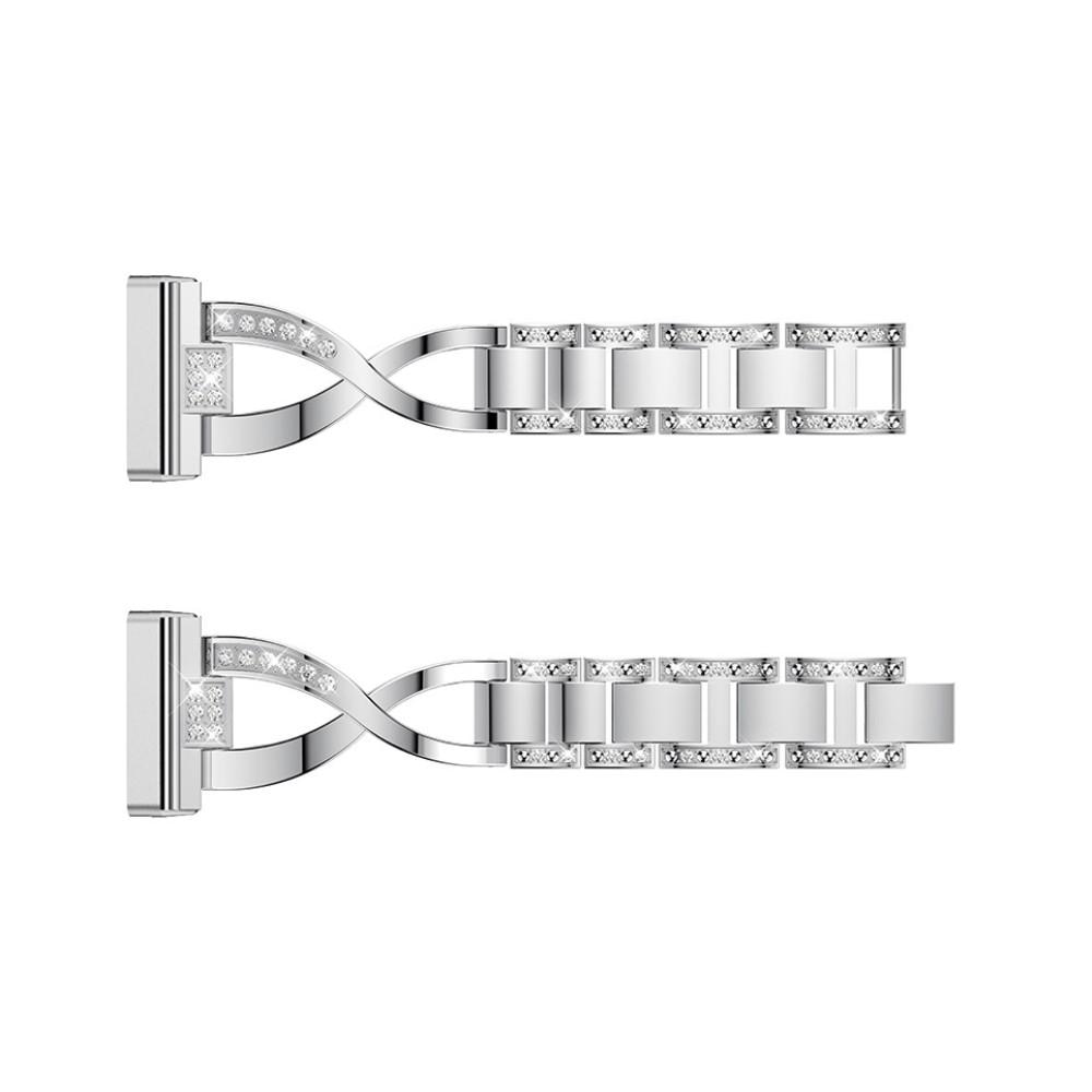 Bracelet Cristal Fitbit Versa 3/Sense Argent