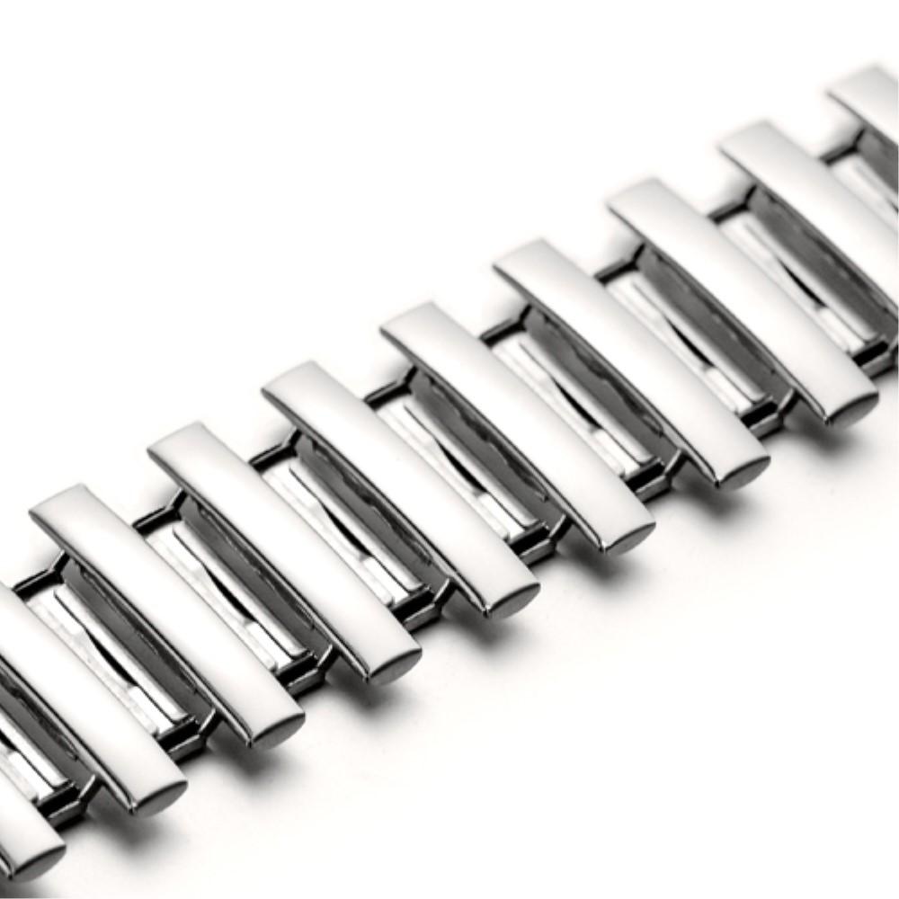 Bracelet extensible en acier Apple Watch Ultra 2 49mm argent