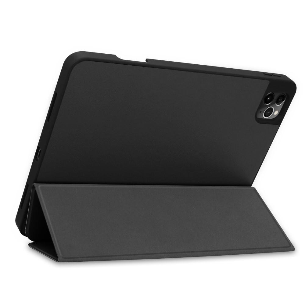 Étui Tri-Fold avec porte-stylo iPad Pro 12.9 4th Gen (2020), noir