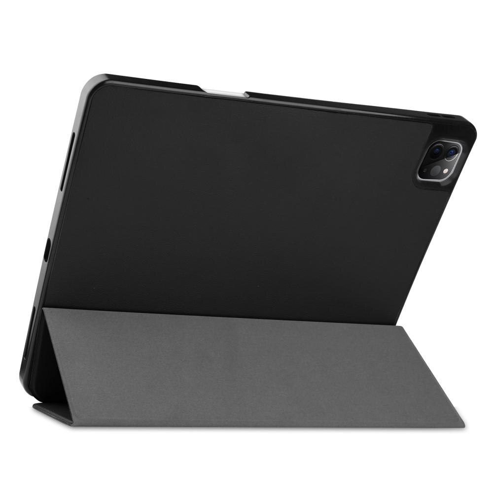 Étui Tri-Fold avec porte-stylo iPad Pro 12.9 5th Gen (2021), noir