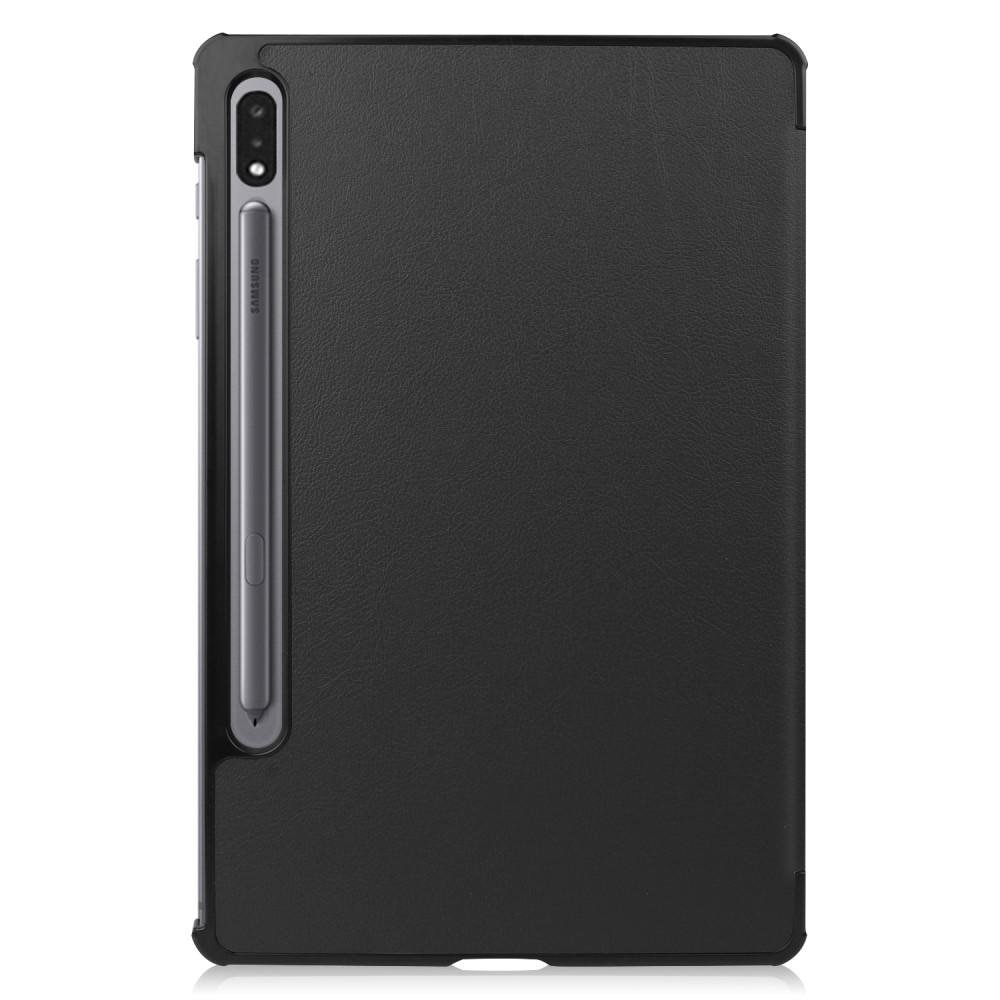 Étui Tri-Fold Samsung Galaxy Tab S8/Galaxy Tab S7, Noir