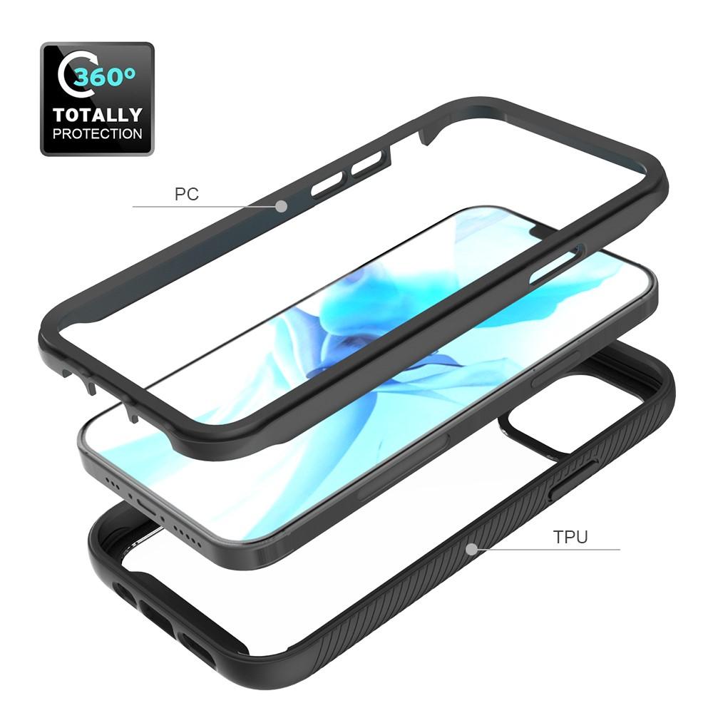 Coque de couverture complète iPhone 12/iPhone 12 Pro, Noir
