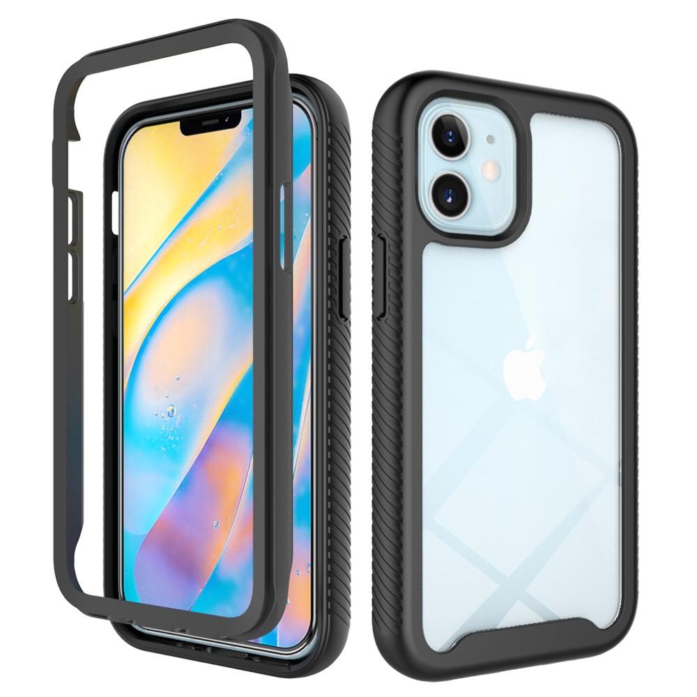 Coque de couverture complète iPhone 12 Mini, Noir