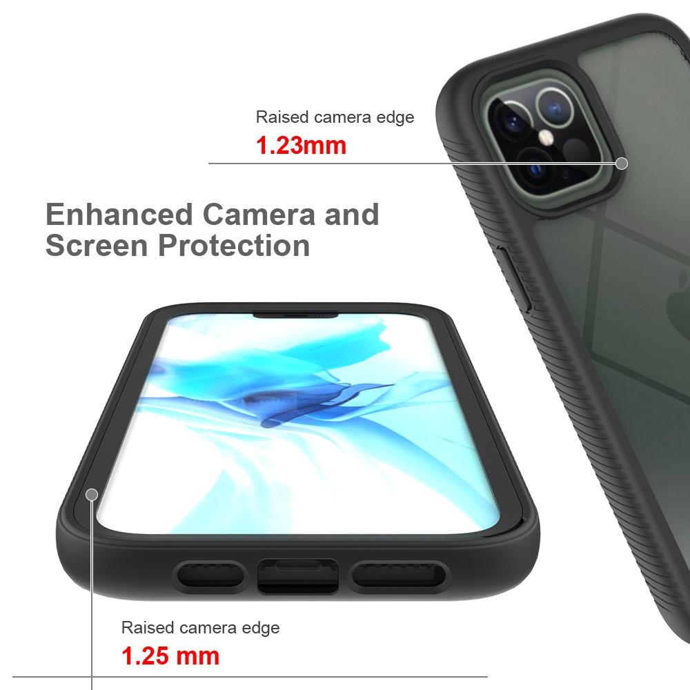 Coque de couverture complète iPhone 12 Pro Max, Noir