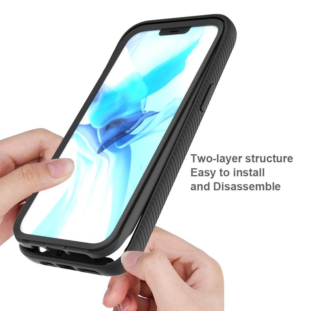 Coque de couverture complète iPhone 12 Pro Max, Noir