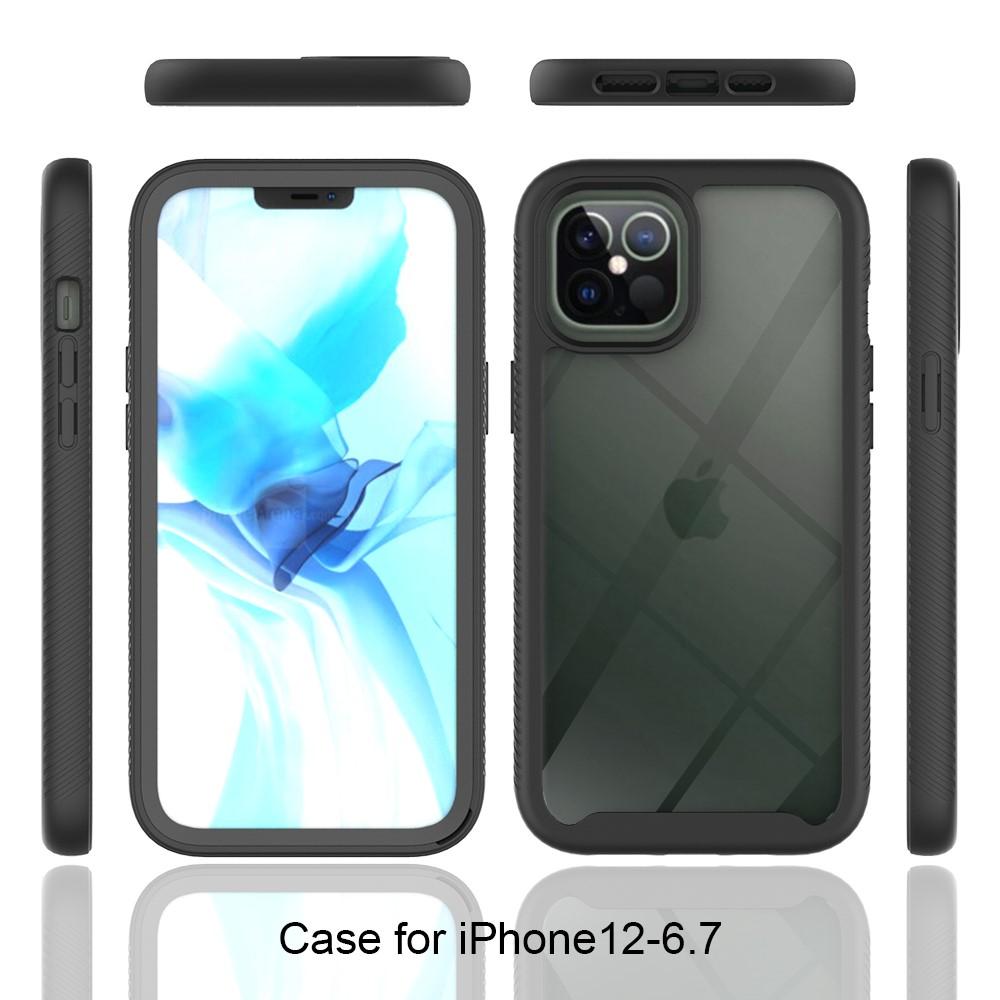 Coque de couverture complète iPhone 12 Pro Max, Noir