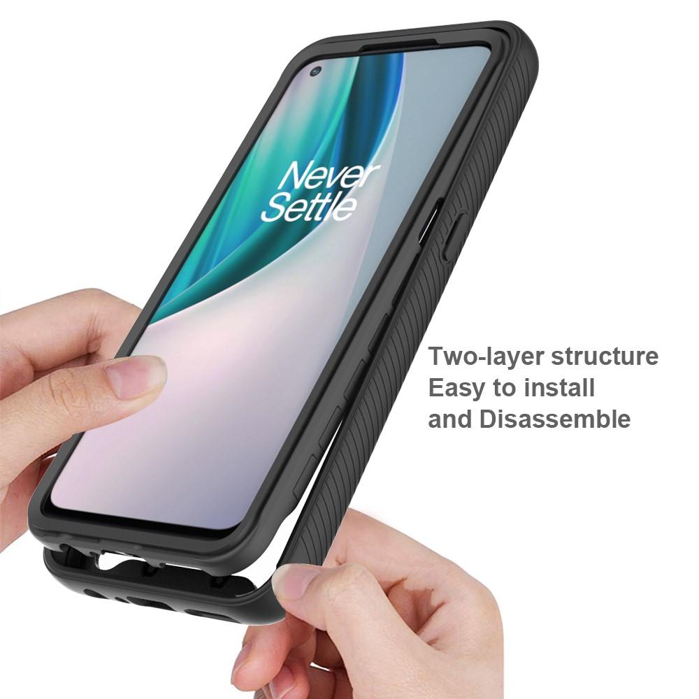 Coque de couverture complète  OnePlus Nord N10 5G, Noir