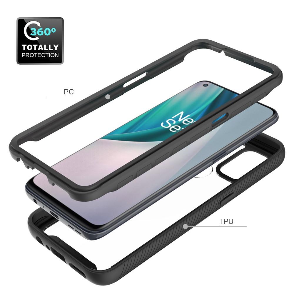 Coque de couverture complète  OnePlus Nord N10 5G, Noir