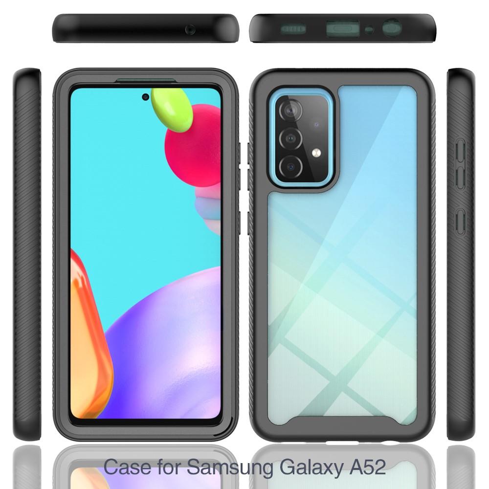Coque de couverture complète Samsung Galaxy A52 5G, Noir