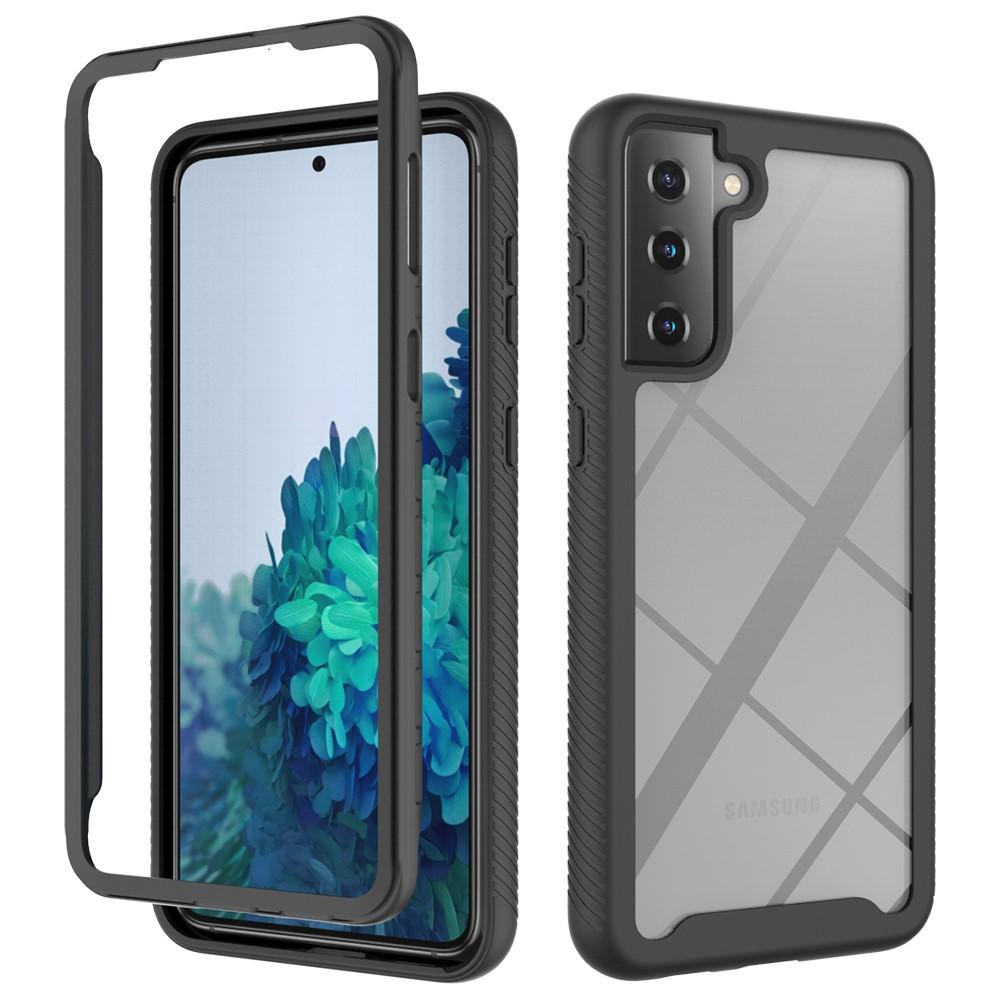 Coque de couverture complète Samsung Galaxy S21 Plus, Noir