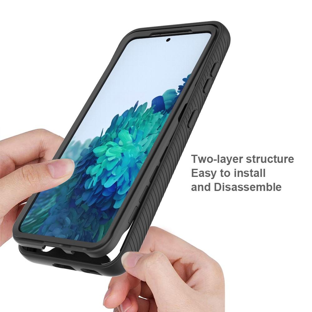 Coque de couverture complète Samsung Galaxy S21, Noir