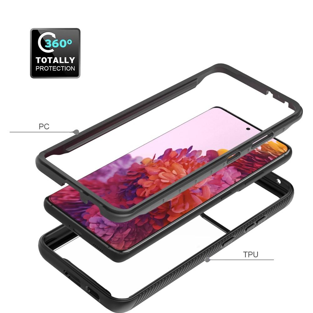 Coque de couverture complète Samsung Galaxy S21 Ultra, Noir