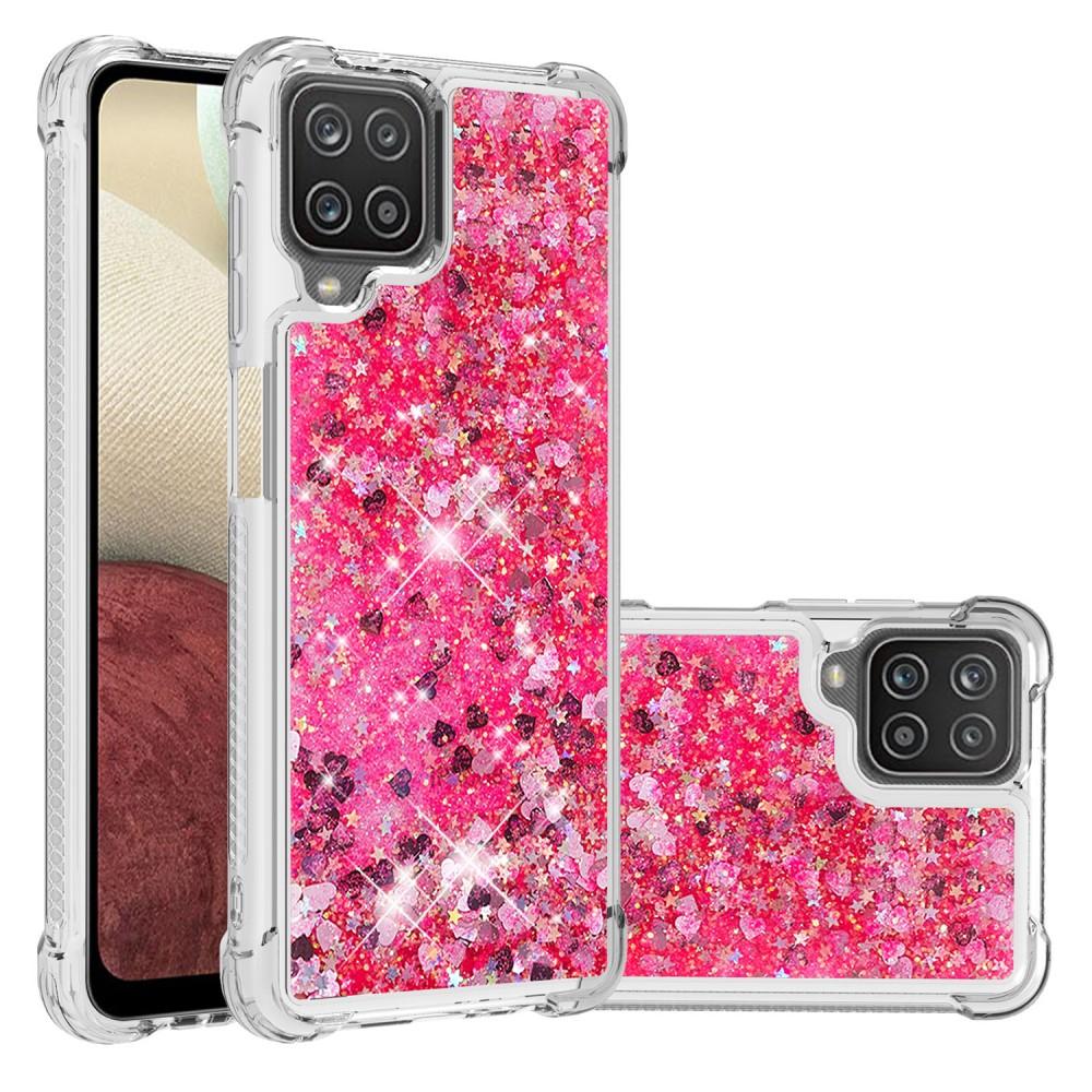 Coque Glitter Powder TPU Samsung Galaxy A12 5G Rouge