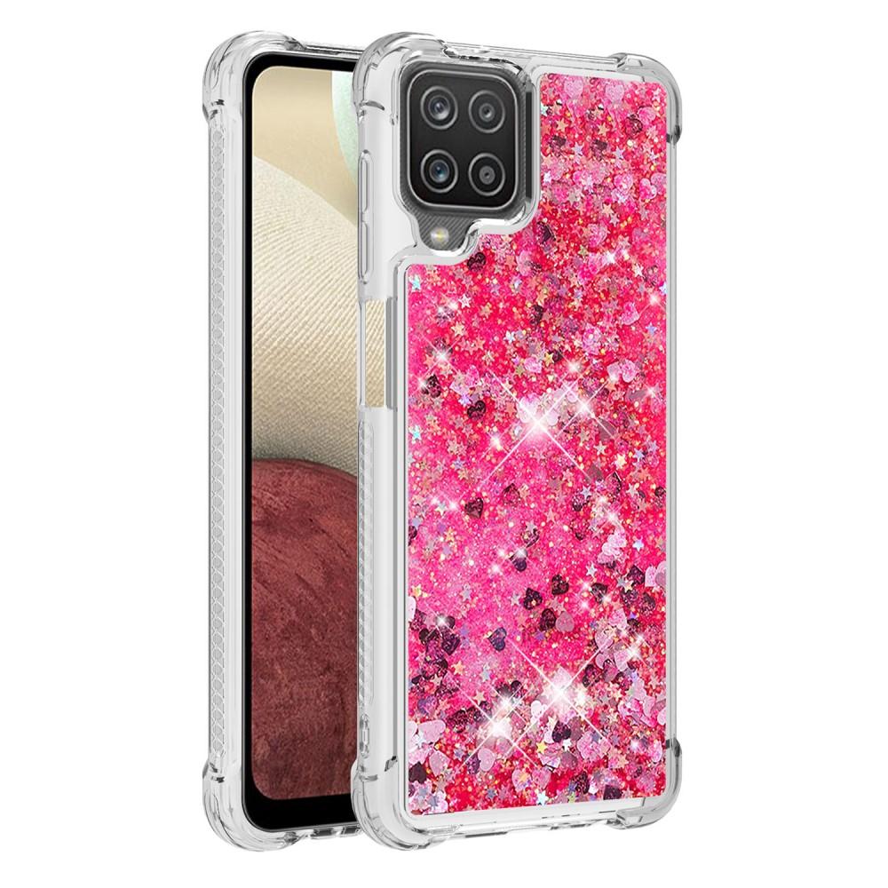 Coque Glitter Powder TPU Samsung Galaxy A12 5G Rouge