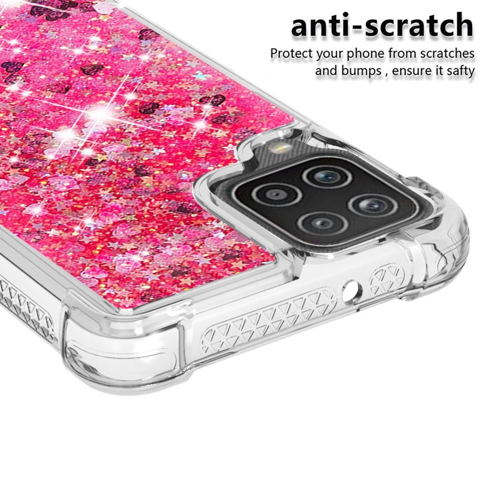 Coque Glitter Powder TPU Samsung Galaxy A12 5G Rouge