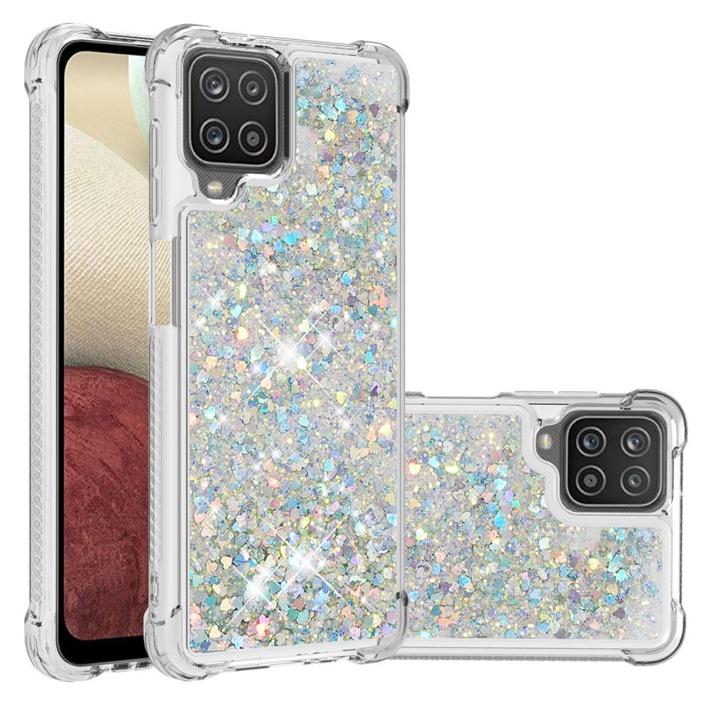 Coque Glitter Powder TPU Samsung Galaxy A12 5G Argent