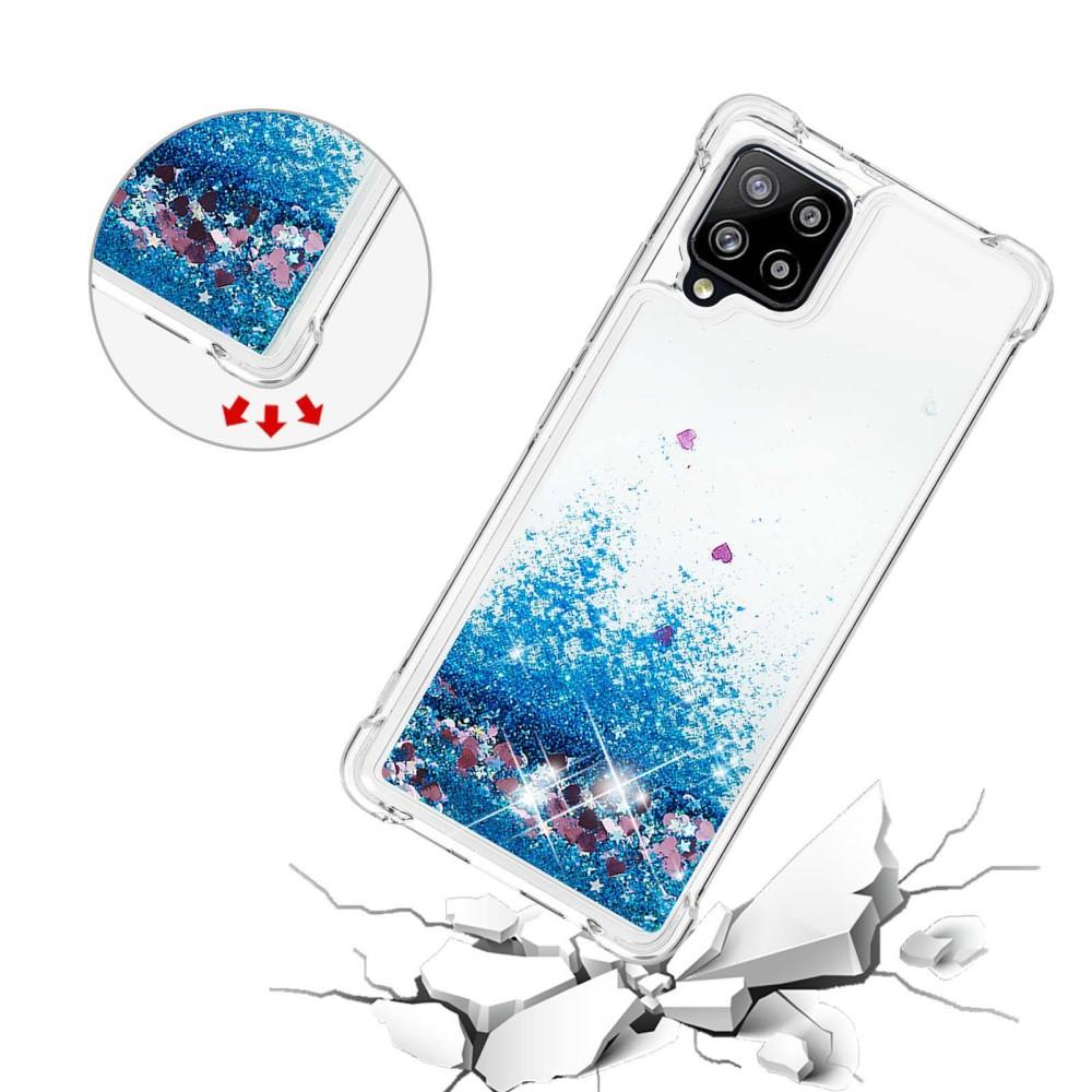 Coque Glitter Powder TPU Samsung Galaxy A42 Bleu