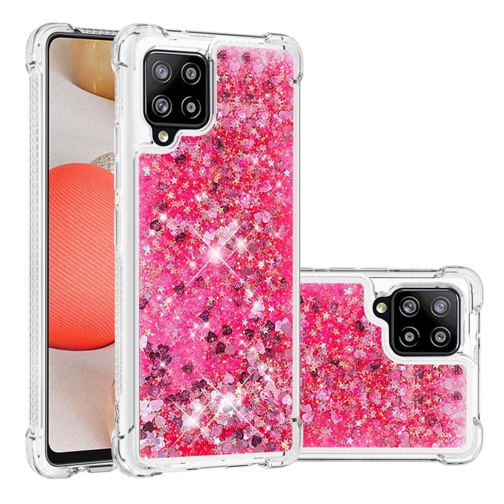 Coque Glitter Powder TPU Samsung Galaxy A42 Rouge