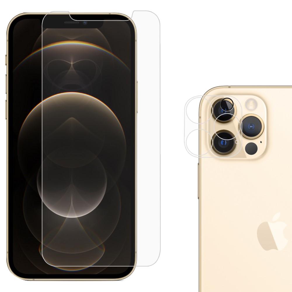 Protecteur d'écran et de caméra verre trempé iPhone 12 Pro Max