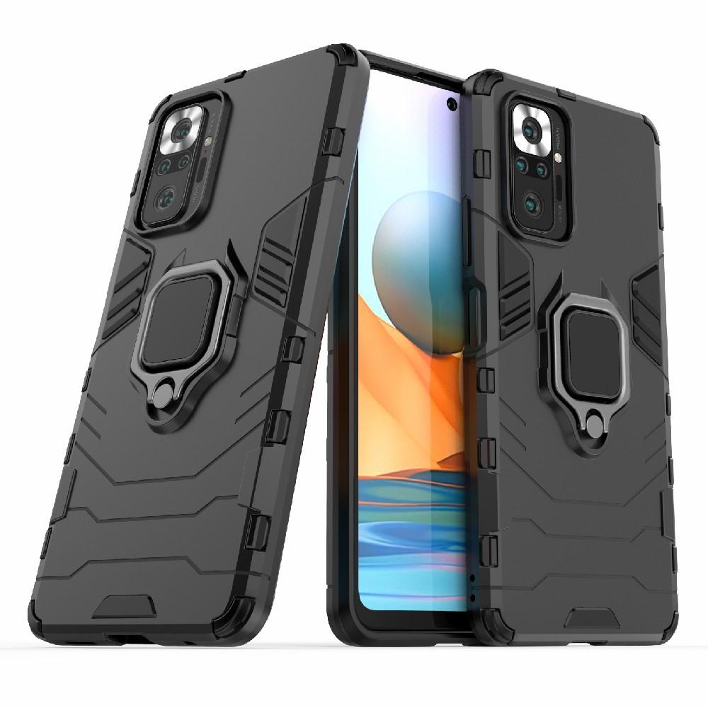 Coque hybride Tech Ring Xiaomi Redmi Note 10 Pro Noir