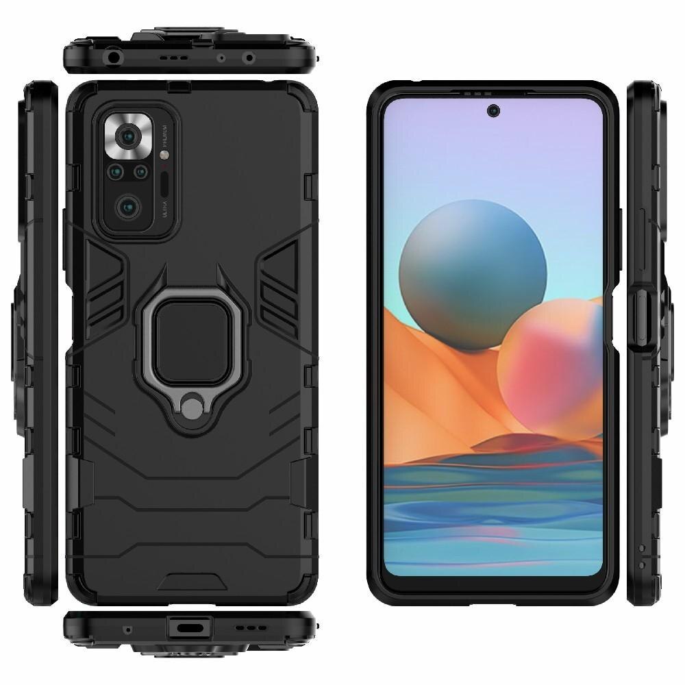 Coque hybride Tech Ring Xiaomi Redmi Note 10 Pro Noir