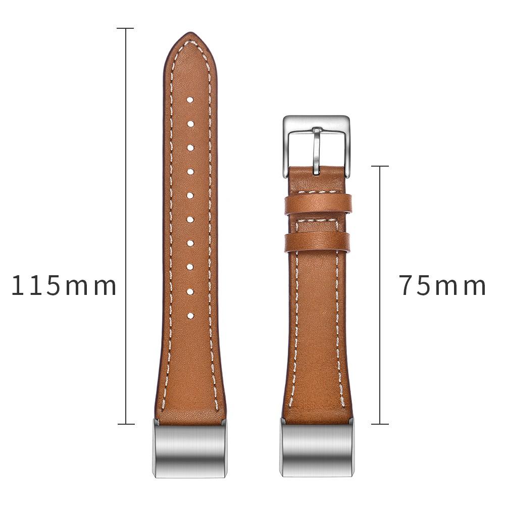 Bracelet en cuir Fitbit Charge 2, Marron