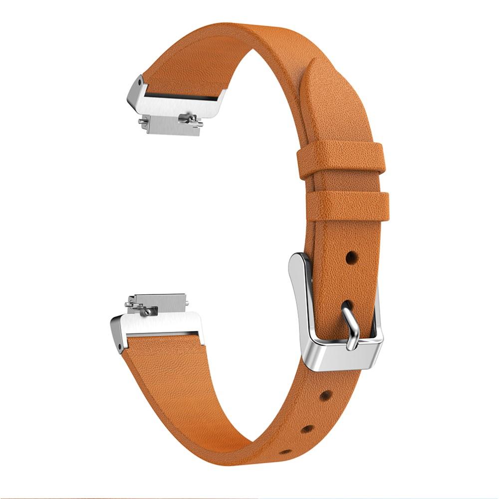 Bracelet en cuir Fitbit Inspire/Inspire HR/Inspire 2, Marron