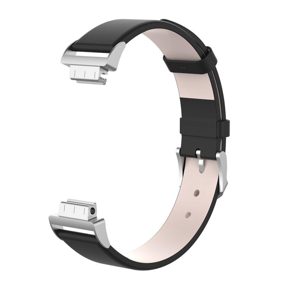 Bracelet en cuir Fitbit Inspire/Inspire HR/Inspire 2, Noir