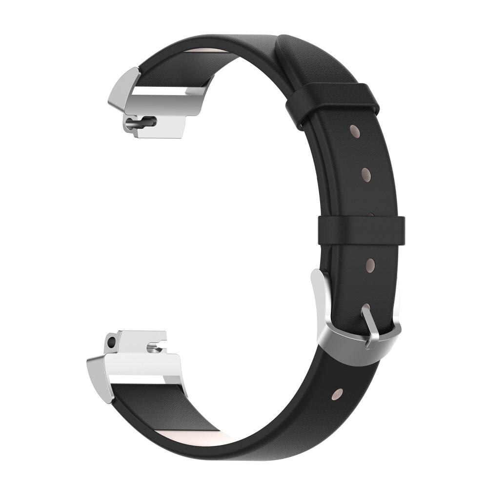 Bracelet en cuir Fitbit Inspire/Inspire HR/Inspire 2, Noir
