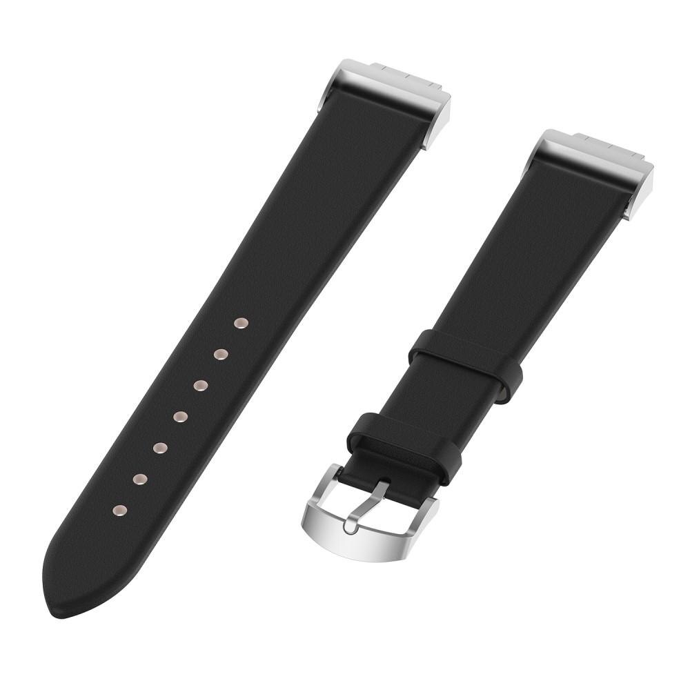 Bracelet en cuir Fitbit Inspire/Inspire HR/Inspire 2, Noir