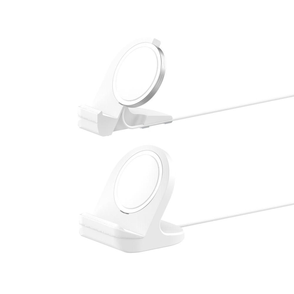 Support de charge compatible avec chargeur MagSafe Blanc