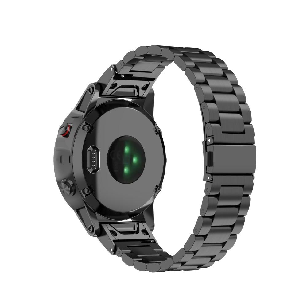 Bracelet en métal Garmin Epix 47mm Gen 2, Noir