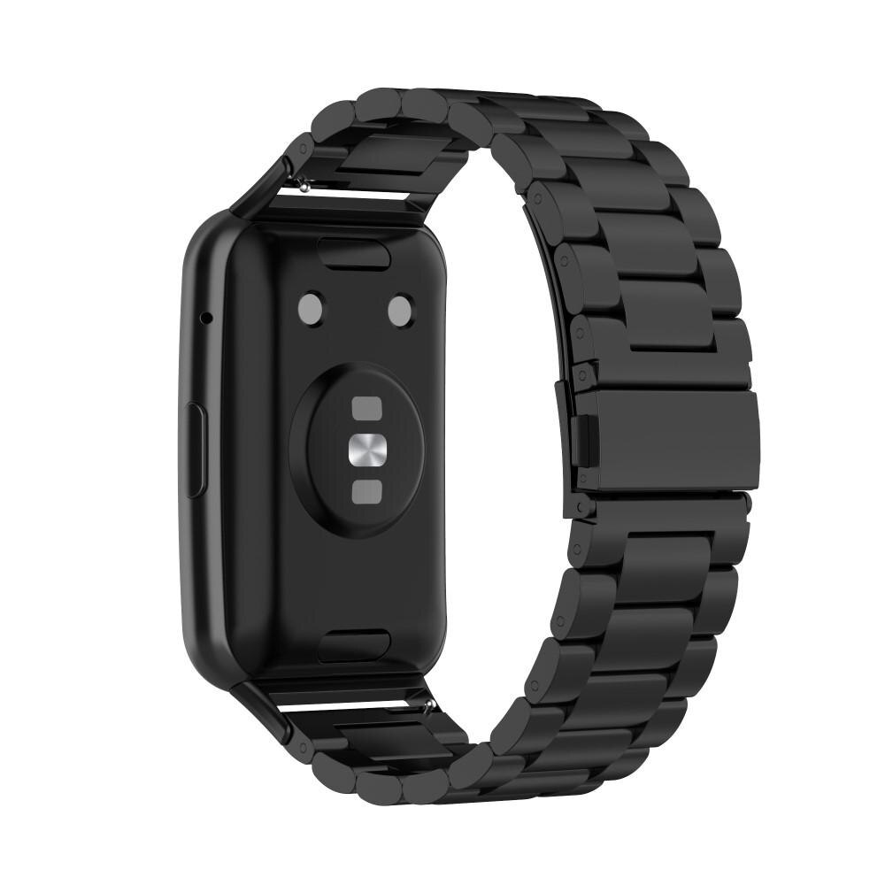 Bracelet en métal Huawei Watch Fit, Noir