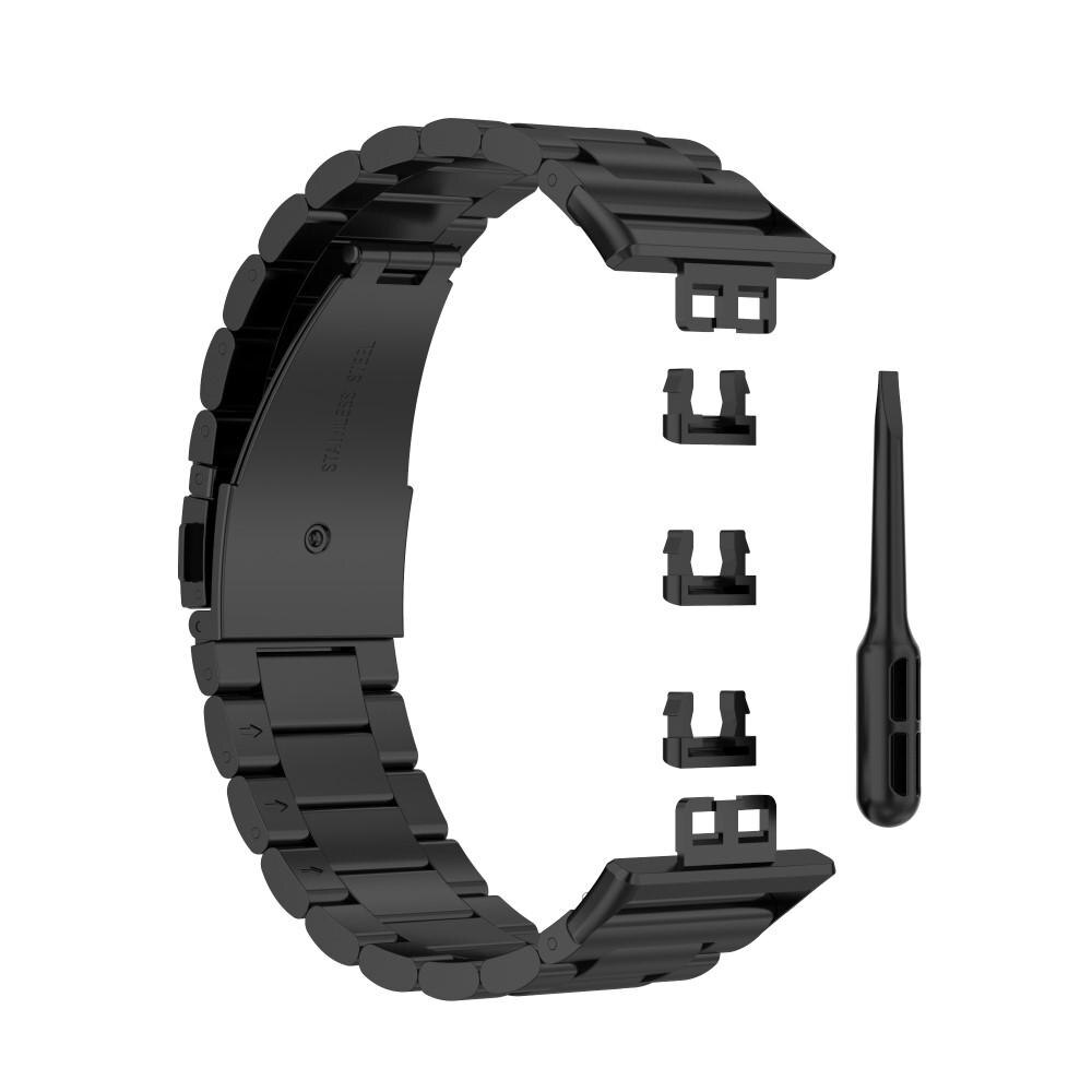 Bracelet en métal Huawei Watch Fit, Noir