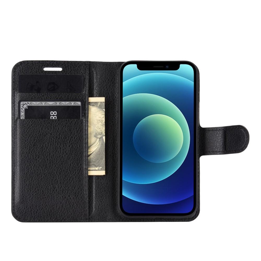 Coque portefeuille Apple iPhone 12 Mini, Noir