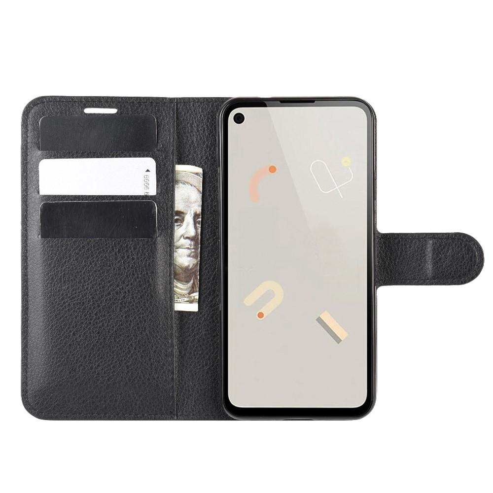 Coque portefeuille Google Pixel 4a, Noir
