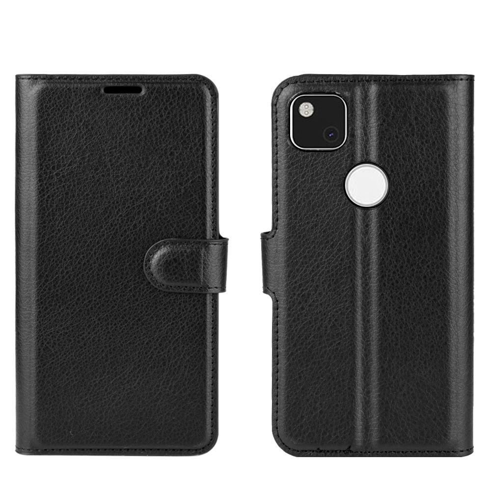 Coque portefeuille Google Pixel 4a, Noir