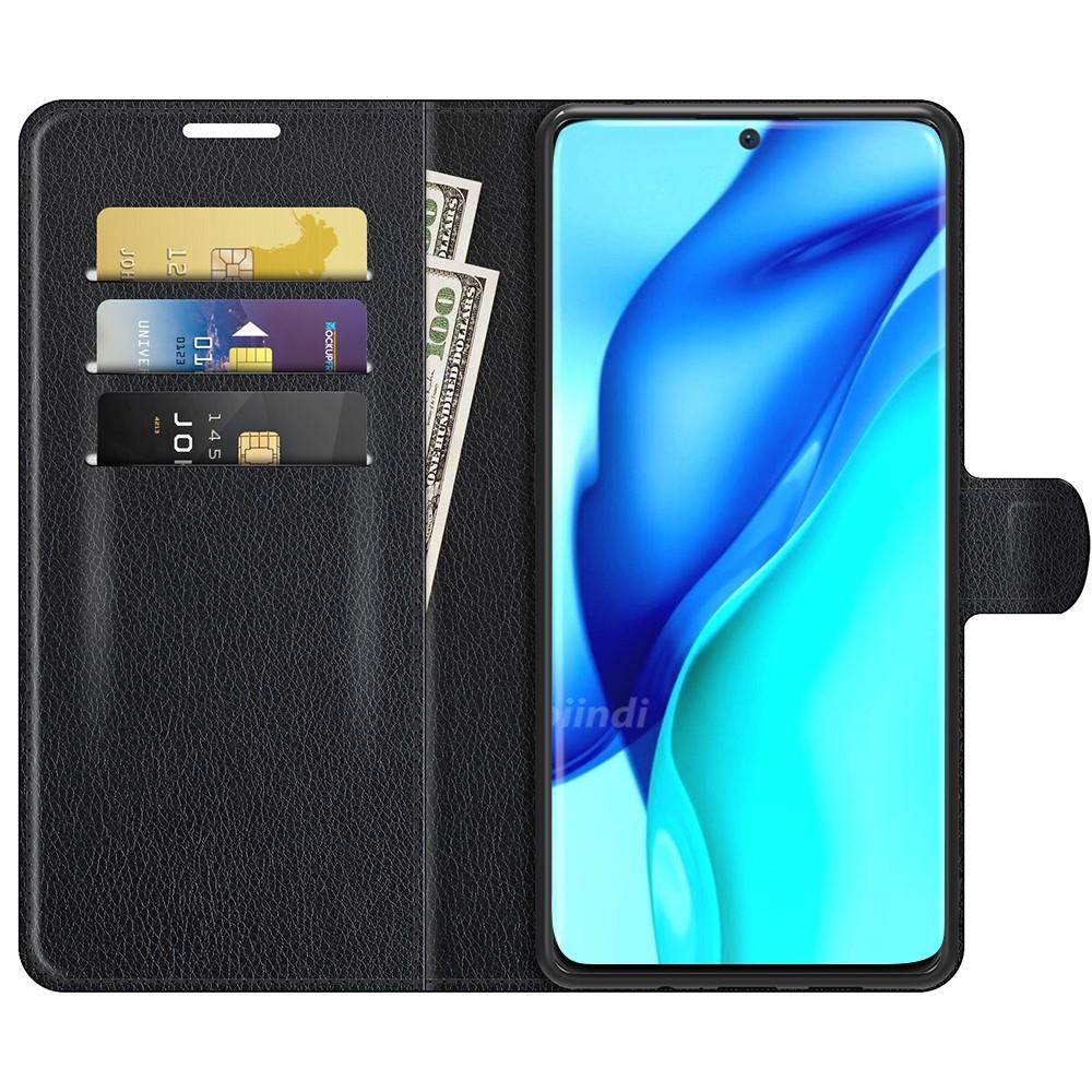 Coque portefeuille Huawei P50 Pro, Noir