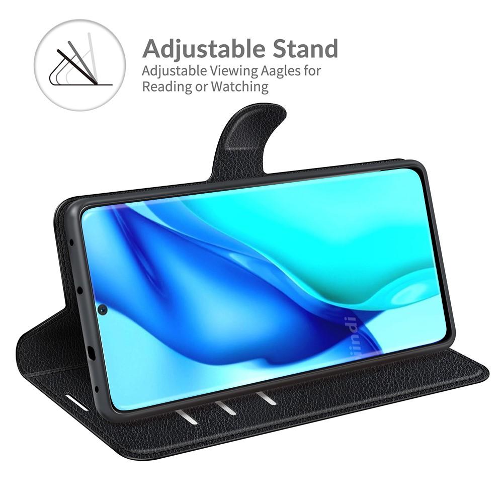 Coque portefeuille Huawei P50 Pro, Noir