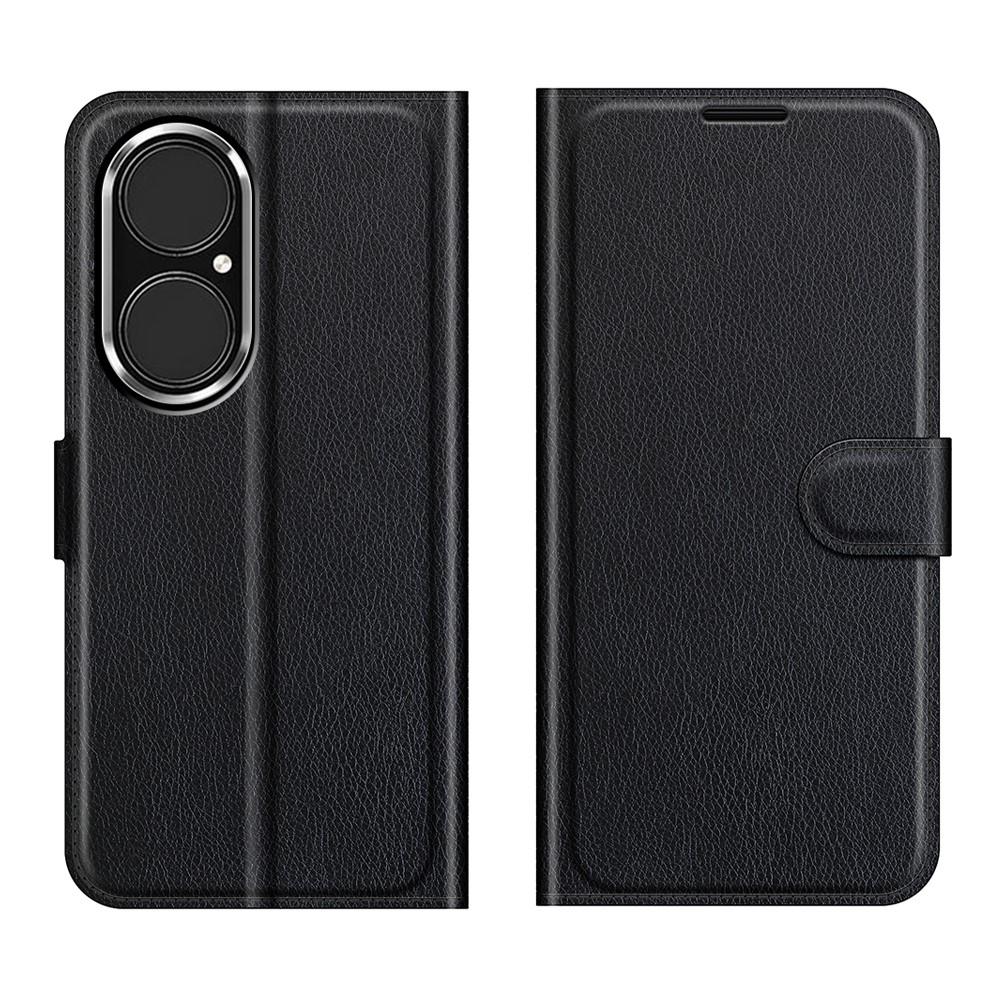 Coque portefeuille Huawei P50, Noir