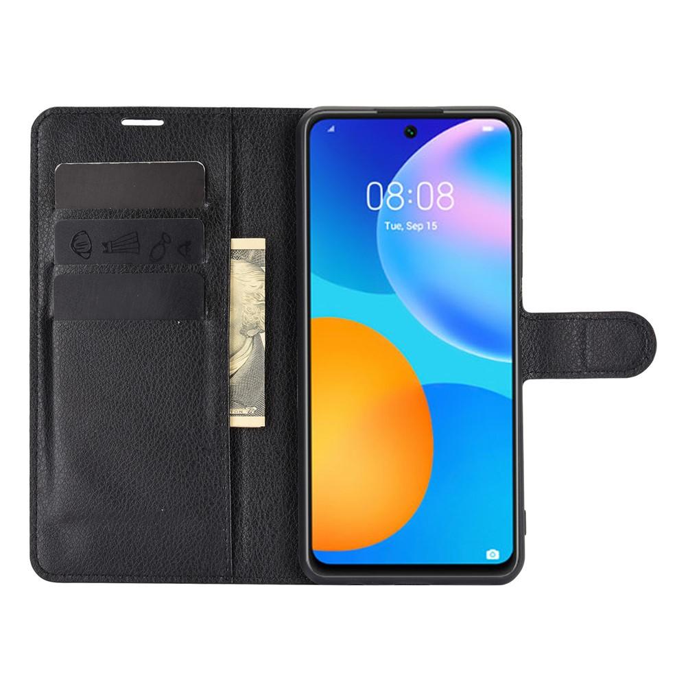 Coque portefeuille Huawei P Smart 2021, Noir