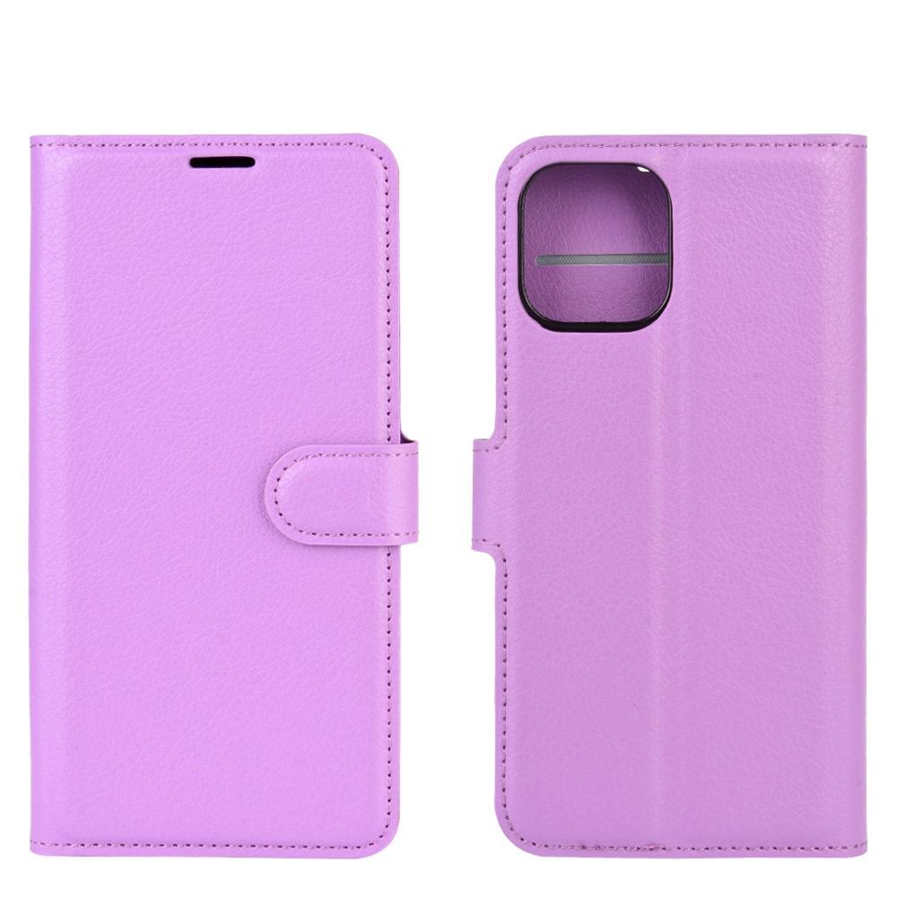 Coque portefeuille iPhone 12/12 Pro Violet