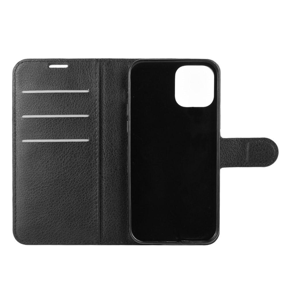 Coque portefeuille Apple iPhone 12/iPhone 12 Pro, Noir