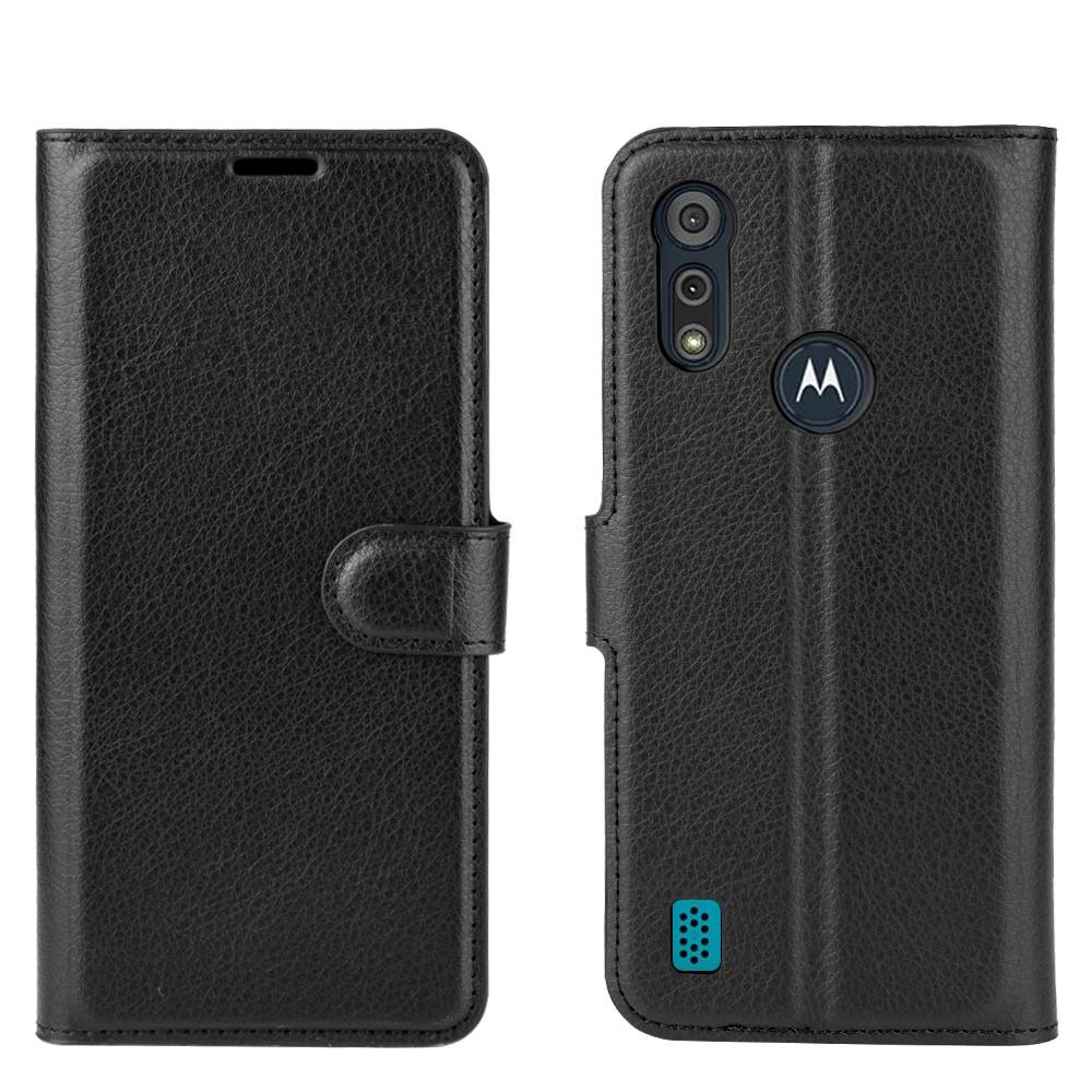 Coque portefeuille Motorola Moto E6s Noir