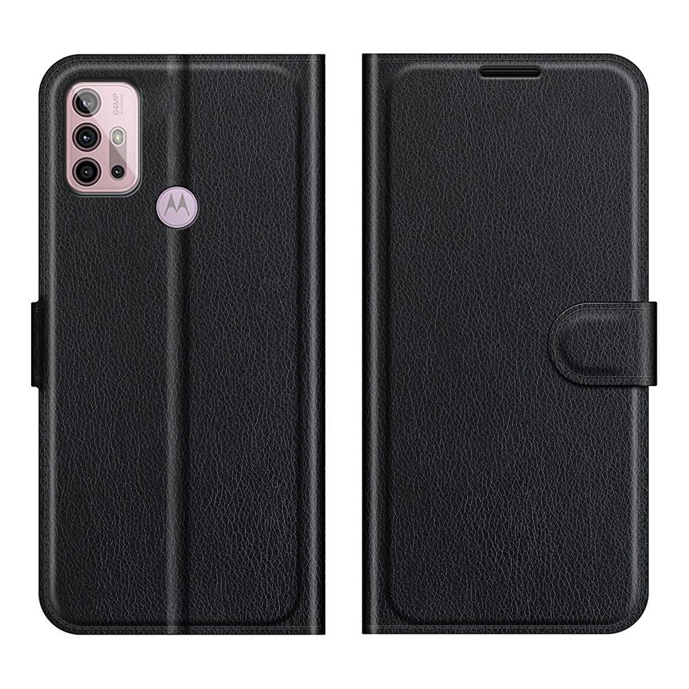 Coque portefeuille Motorola Moto G30/Moto G10/Moto G20, Noir